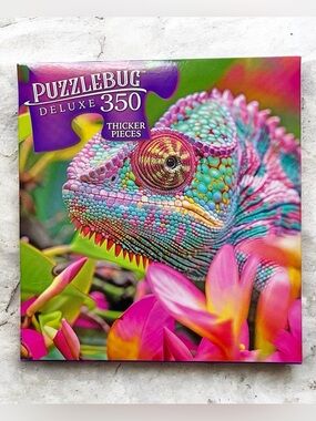 🧩 Puzzlebug 350-Piece Jigsaw Puzzle Chameleon